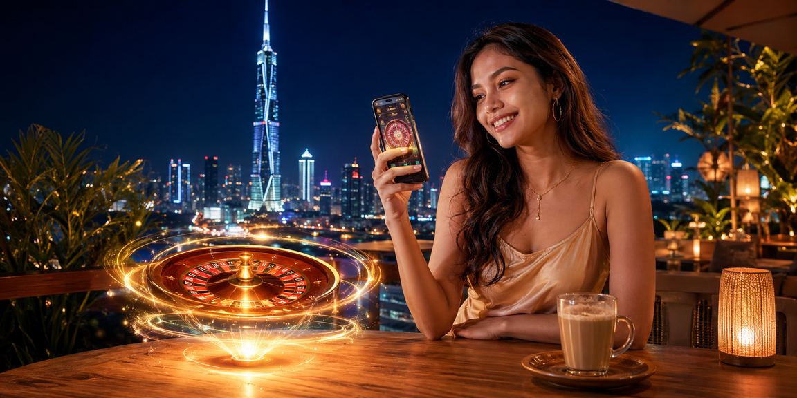 Meja roulette kasino dalam talian big4 bergaya Kuala Lumpur